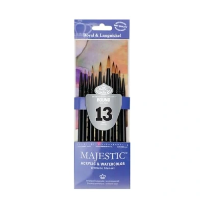 Abbildung von Royal &amp; Langnickel RMAJ 304 Majestic 13 teiliges Rund Pinsel Set Premium