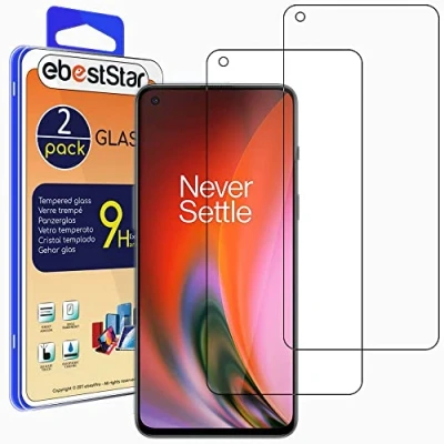 Abbildung von ebestStar {2 Stück) Panzer Schutz Glas für OnePlus Nord 2 5G, 3D Displayschutz, 9H gehärte Glas, Abgerundete, Blasenfrei