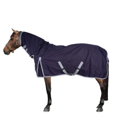 Abbildung von Premiere Regendecke mit Nacken &quot;All Year&quot; 600D 0 g Dress Blue Unterlänge: 185 cm &amp; Rückenlänge: 135