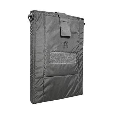 Abbildung von Tasmanian Tiger TT Modular Computer Sleeve modulare, gepolsterte Laptop und Tablet Hülle für 15 Zoll Notebooks mit zusätzlichem Fach, kompatibel modularen Rucksäcken, Titan Grey
