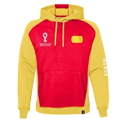 Abbildung von FIFA Herren Official World Cup 2022 Overhead Hoodie, Mens, Spain, X Large Kapuzenpullover, Red, XXLarge