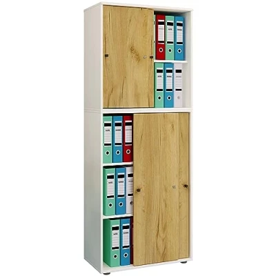 Abbildung von VCM Aktenschrank Büroschrank Schiebetüren Lona 5fach (1 St)