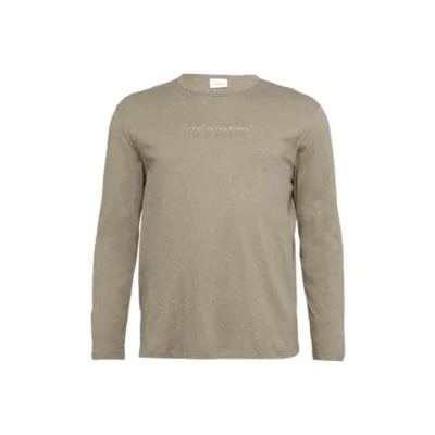 Abbildung von s.Oliver Longsleeve MIT LOGO Langarmshirt, Herren, Größe: 4XL, Hellbraun
