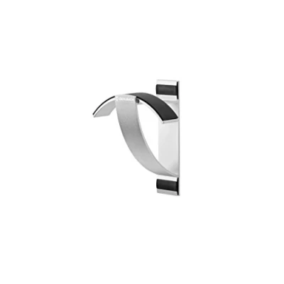 Abbildung von OEHLBACH Alu Style W1 Wandhalterung für Kopfhörer eloxiertes Aluminium Schnelle Wandmontage &amp; Optimale Aufbewahrung Silber