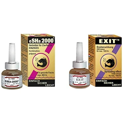 Abbildung von ESHA 2000 20 ml Exit Sparpack. Zierfisch Medikament.