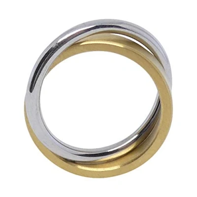 Abbildung von Heideman Ring Damen Duplex gold aus Edelstahl farbend matt Damenring für Frauen