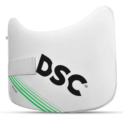 Abbildung von DSC Intense Attitude Cricket Chest Guard Weiß Größe: Herren Brustpanzer