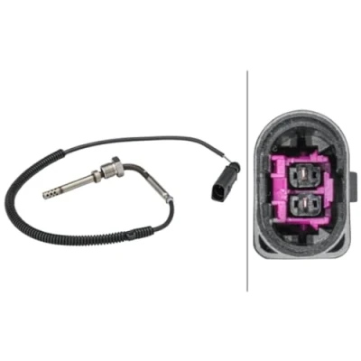 Abbildung von HELLA 6PT 358 181 501 Sensor, Abgastemperatur AUDI: A6 C6 Avant, Q7, Allroad