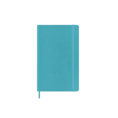 Abbildung von Moleskine Notizbuch Large Blanko Weicher Einband Riffblau