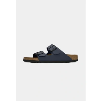 Abbildung von BIRKENSTOCK Arizona, Unisex Pantolette schmale Form, dunkelblau(dunkelblau), Gr. 39