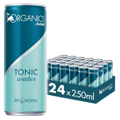 Abbildung von Red Bull Organics by Tonic Water, 24 x 250 ml, Dosen Bio Getränke 24er Palette, OHNE PFAND