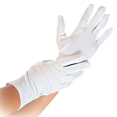 Abbildung von Franz Mensch Baumwollhandschuhe (12 St) Größe M, 12 Stck./Pack, waschbar bei 60C