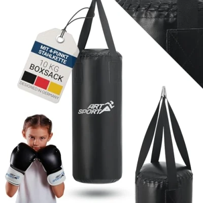 Abbildung von ArtSport Boxsack Boxsack, inkl. hochwertige Boxhandschuhe, pflegeleicht, mit Deckenhalterung