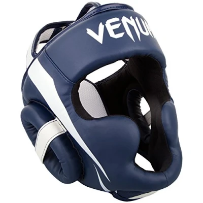 Abbildung von Venum, Elite Boxing Kopfbedeckung, Herren, Einheitsgröße, Weiß/Marineblau