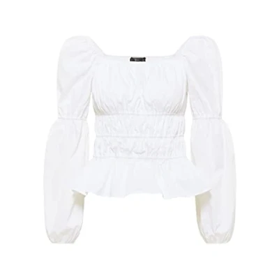 Abbildung von faina Damen 19520152 Bluse, Weiß, M