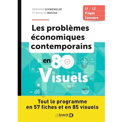 Abbildung von Problèmes économiques contemporains en 80 visuels: Tout le programme 57 fiches et 85 visuels
