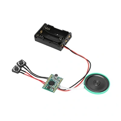 Abbildung von Voice Module, 4 Minuten DIY Beschreibbare Sprachchip, 16Ω 0,25W Umgebungslautsprecher, 3 AAA Batterieleistung (Ausgenommen), Sound Chip Modul für Hausgemachte Grußkarten/ Handgefertigte Produkte