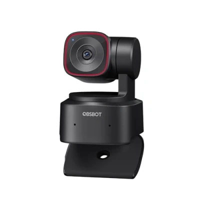 Abbildung von OBSBOT Tiny 2 Lite 4K Webcam für PC, PTZ Streaming mit 1/2&quot; Sensor, AI Tracking, Gestensteuerung, 60 FPS, HDR, geräuschreduzierende Mikrofone, funktioniert Konferenzen, Zoom Meetings.