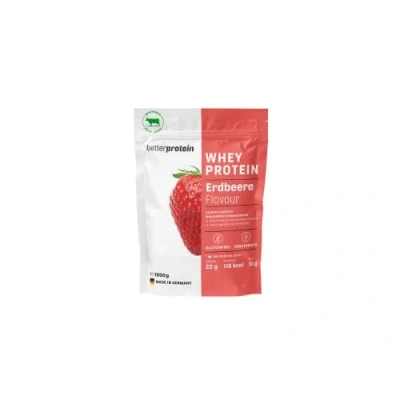 Abbildung von better Protein Whey 1 kg versch. Sorten Pulver, Produziert in Deutschland aus regionaler Milch Eiweißpulver zum Muskelaufbau und Abnehmen à