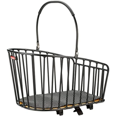 Abbildung von KLICKfix Unisex Erwachsene Hinterradkorb 2128019620 Hinterradkorb, schwarz, 42x28x25cm