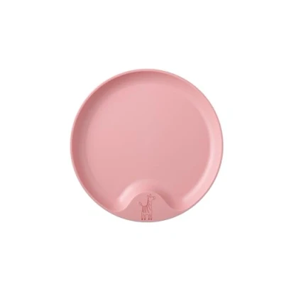 Abbildung von Mepal Kinderteller Mio Kleinkind Teller Kinder freundlicher Geschirr Mikrowellentauglich Spülmaschinentauglich BPA frei Deep pink