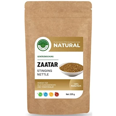 Abbildung von Natural Welt Zaatar Gewürz Za&#039;atar Gewürzmischung 225 g I Traditionelle libanesische Gewürze Salzfrei 100% Rein und natürlich