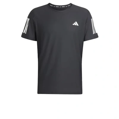 Abbildung von adidas Herren Own The Run Tee T Shirt, Black, M Tall
