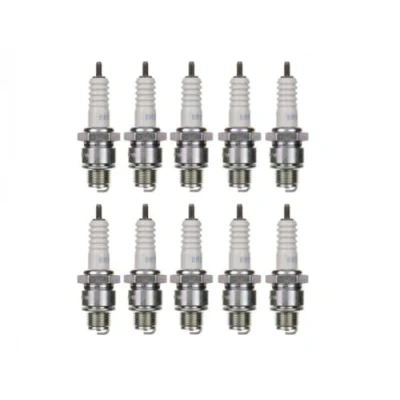 Abbildung von 10x Zündkerze BR9HS Zündkerzen Set 10 Stück 10er Pack passend für Motorrad/Roller kompatibel WR2AC W27FSR