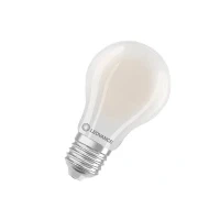 Abbildung von LEDVANCE LED Stromsparlampe, Matte Birne mit E27 Sockel, Warmweiß (3000K), 5 Watt, ersetzt herkömmliche 75W Leuchtmittel, besonders hohe Energieeffizienz und stromsparend, 1er Pack