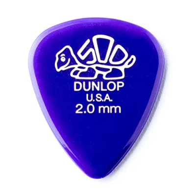 Abbildung von JIM DUNLOP Plektrum Delrin 500 2,00mm 12 Stück