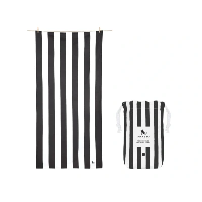 Abbildung von Dock &amp; Bay Kamari charcoal Strandtuch, Größe: Large,