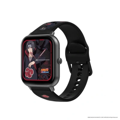 Abbildung von Abyx FIT Touch 3 Naruto Edition Smartwatch 1123 Modi, Bluetooth, Net Display, IP67, Herzfrequenz und Sauerstoff Tracker, Benachrichtigungen, Android/iOS Itachi Design