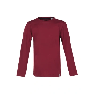 Abbildung von Band of Rascals Kinder Langarmshirt Basic aus Bio Baumwolle, Brick red, Gr: 98/104