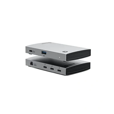 Abbildung von ALOGIC TB4H3TB, Thunderbolt 4, USB 3.2 Gen 2 (3.1 2) Typ A, 40000 Mbit/s, 60 Hz, 3840 x 2160, Sort, Grå