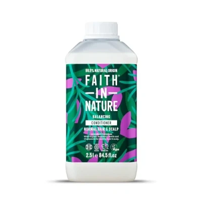 Abbildung von Faith In Nature Natural Lavender &amp; Geranium Conditioner, Soothing, Vegan Cruelty Free, No SLS or Parabens, For Normal to Dry Hair, 2.5L