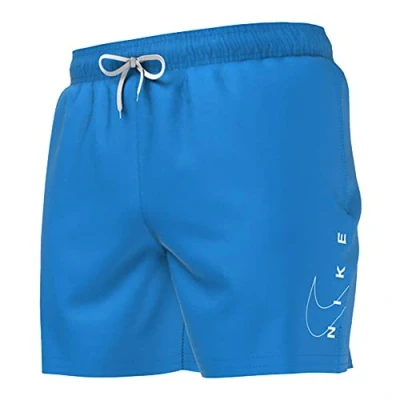 Abbildung von NIKE Swim Swoosh Break 12,7 cm Volley Badehose, Größe XL, 458 Blau (Photo Blue), XL