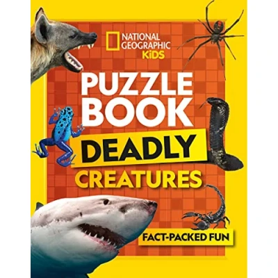 Abbildung von Puzzle Book Deadly Creatures: Brain tickling quizzes, sudokus, crosswords and wordsearches (National Geographic Kids)