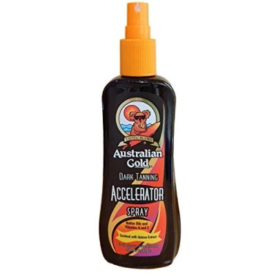 Abbildung von Australian Gold Accelerator Spray Dark Tanning Solarium Kosmetik Sunbed