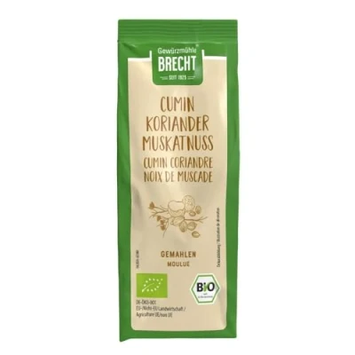 Abbildung von Brecht Cumin Koriander Muskatnuss, gemahlen, Nachfüll, 50g (1)