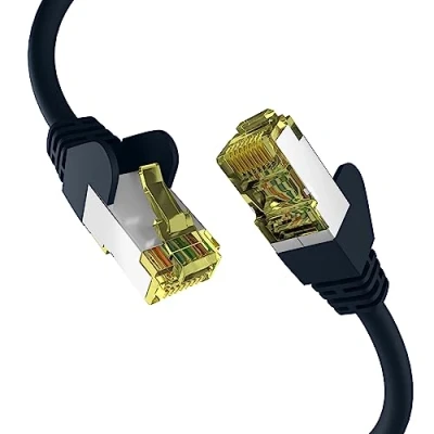Abbildung von EFB Elektronik CAT6a SCHWARZ 2m Patchkabel S/FTP PIMF