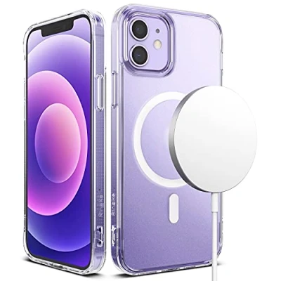 Abbildung von Ringke Fusion Magnetic Kompatibel mit iPhone 12 Case, Schutzhülle [MagSafe Ladegerät Kompatibel] Matte Clear