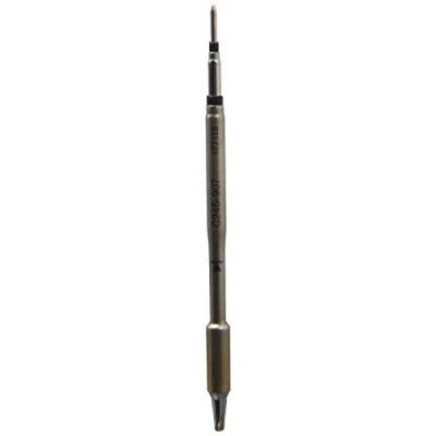 Abbildung von JBC Lötspitze Serie C245 Meißelform, C245907/2,2 x 1,0 mm, gerade C245907 (Lötkartusche 2045 2245 Loetkartusche Loetspitze Lötpatrone Loetpatrone Meißelspitze bleifrei)