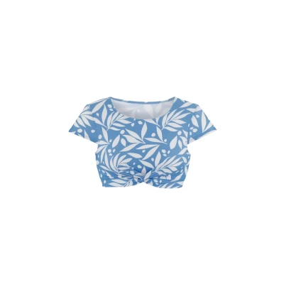 Abbildung von LASCANA ACTIVE Crop Bikini Top &quot;Lia&quot;, mit Knotenoptik vorn