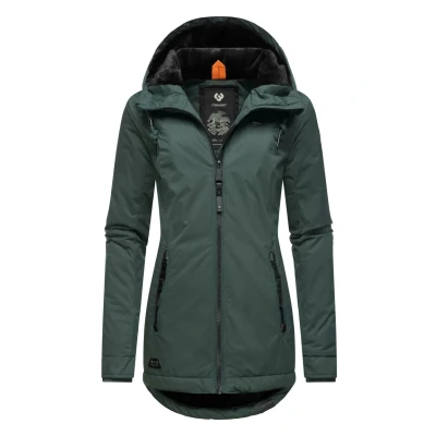 Abbildung von Ragwear Zuzka Wintermantel, Damen, Größe: XS, Dark green
