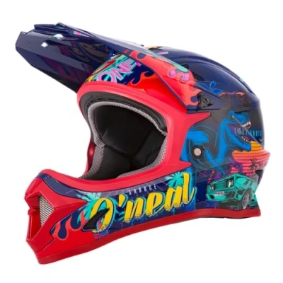 Abbildung von O&#039;NEAL Mountainbike Helm Kinder MTB Downhill ABS Schale, Lüftungsöffnungen für optimale Belüftung &amp; Kühlung, Robustes Sonus Youth Helmet Rex Multi Größe L