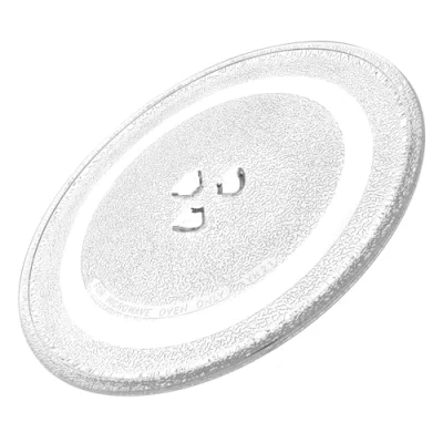 Abbildung von VIOKS Mikrowellenteller Glasteller 245 mm passend wie MI1139, mit 3 Füßen für Mikrowellengeräte