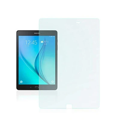Abbildung von Kristallklare Folie zum Displayschutz für Samsung Galaxy Tab A (2015) 9.7 [passend Modell SM T550, T555]