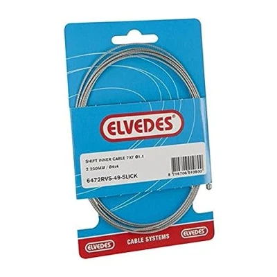 Abbildung von Schaltzug Innen Elvedes 2250mm Nirosta Slick Ø1,1mm N Nippel (blister)