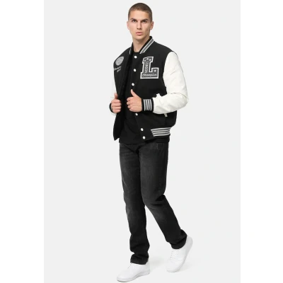 Abbildung von Lonsdale Waterstein Trainingsjacke, Herren, Größe: Large, Black ecru grey