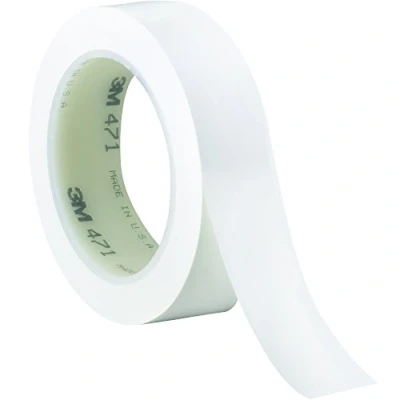 Abbildung von 3M 471 Hochwertiges Weich PVC Klebeband, 25 mm x 33 m, Weiss (36 er Pack)